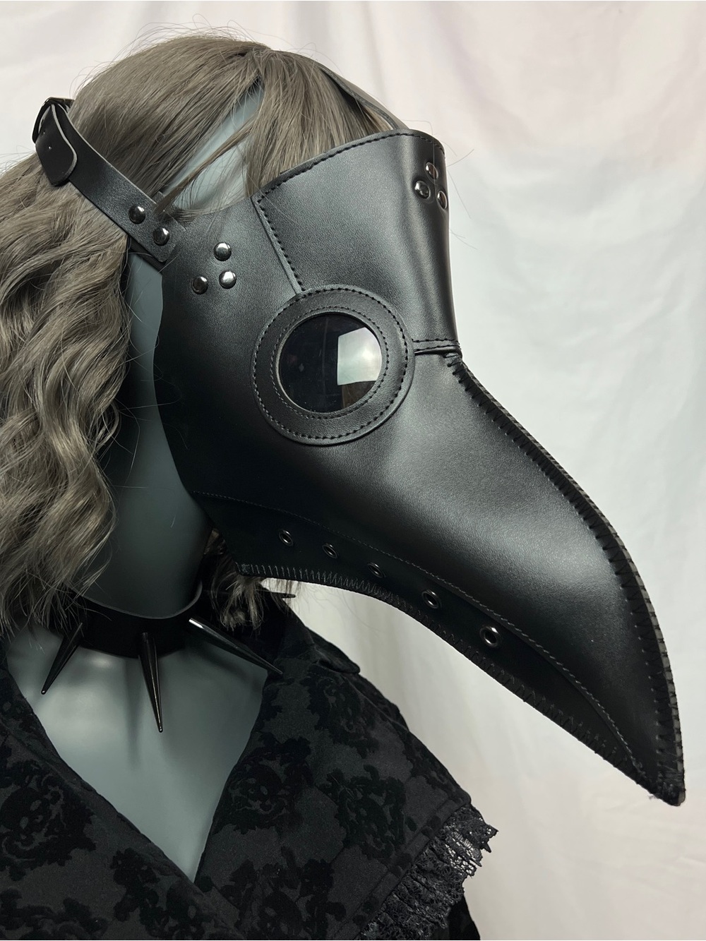 Black Witch Plague Doctor Steampunk Halloween Mask